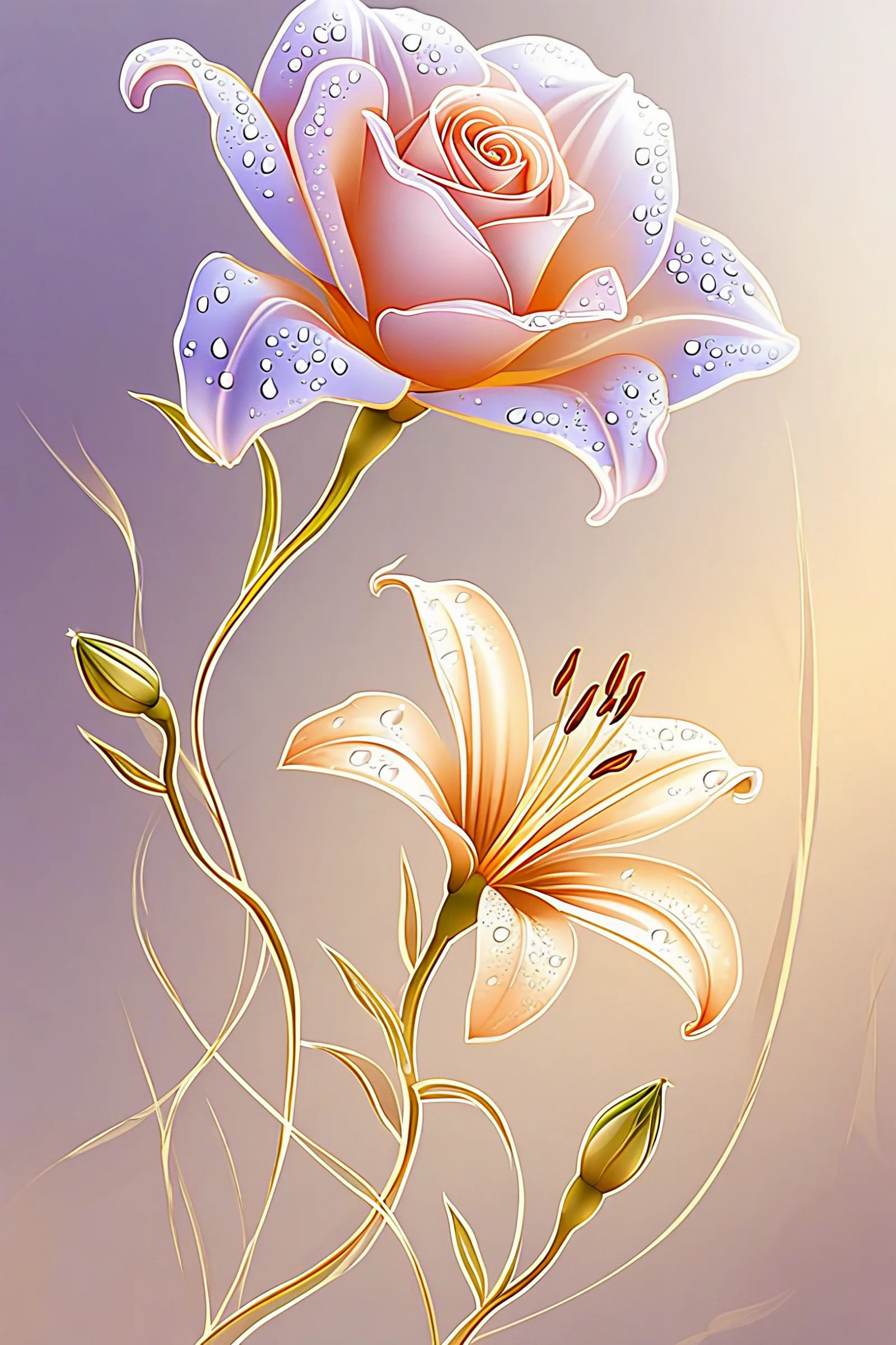 A duas flores