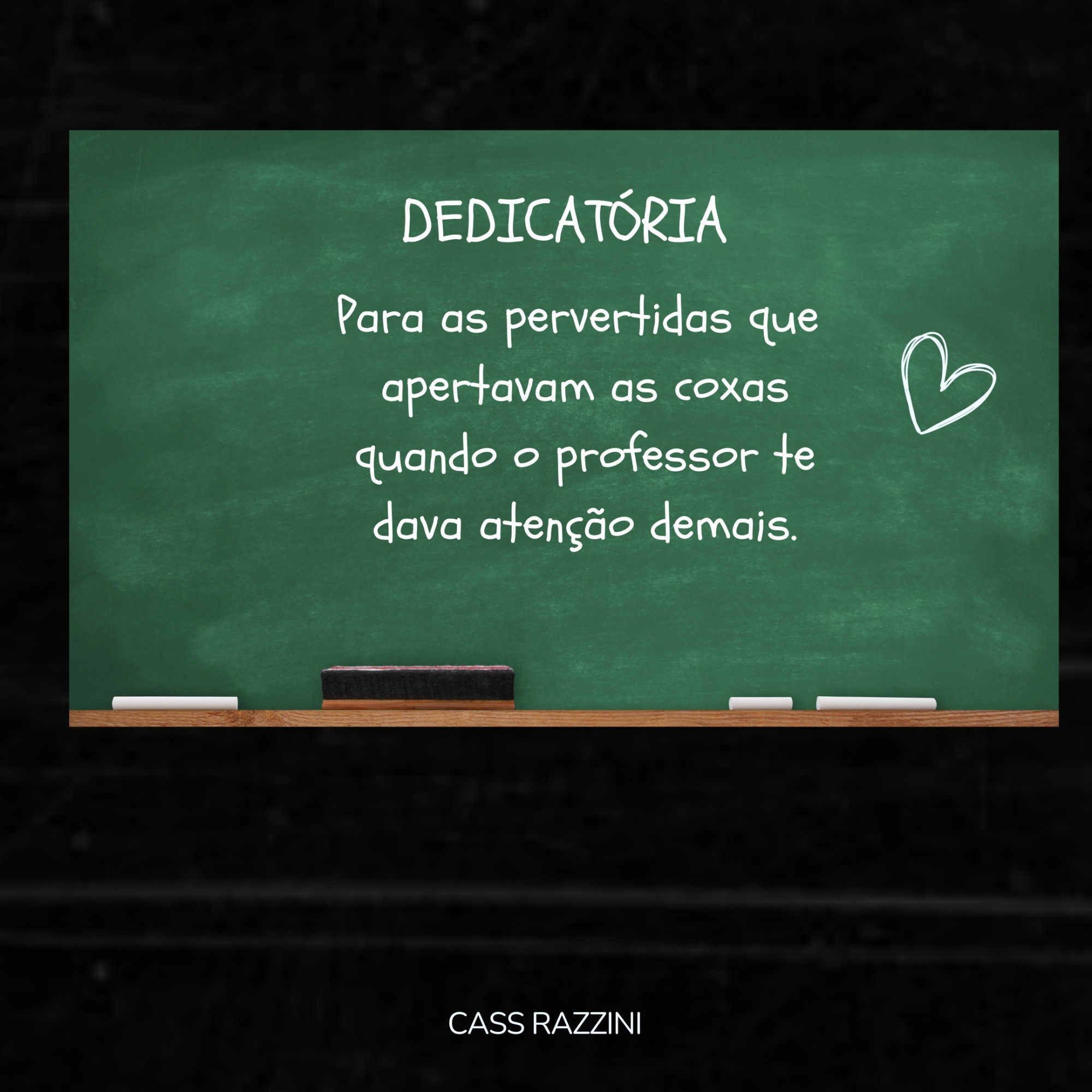 Sempre que escrevo uma história coloco uma dedicatória, lembro disso quando escrevia nas comunidades do orkut. Minhas leitoras sempre me pediam para dedicar os livros para elas, mas nunca sabia como fazer isso, pois sempre vi nos livros "para meu marido, para fulano..." e quando comecei a escrever a dedicatória vi que não tinha nomes para colocar pelo simples fato de ser uma lista enorme, então se você se identifica com essa dedicatória... Esse conto é para você.