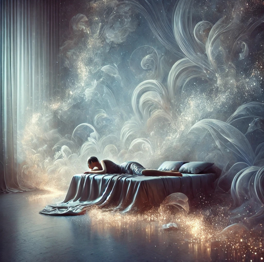 *Adormecer*

Adornei as paredes
com lufadas de sonhos,

forrei todo o leito
com o mais fino luar.

Deito, cerro os olhos
(mas não a visão).

Conto sem pressa
cada gota de rio
beijando grãos
de imensidão.

O sono vem:

diluídos (en)cantos
em marolas sem mar.

Alberto Busquets.

#Desafio 012