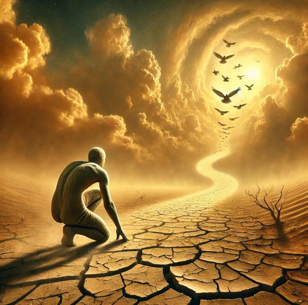 Ensina-me a voar?

Venho exausto sobre este chão quente.
Descalço pelos ladrilhos
partidos 
de um infinito caminho-serpente.

Ensina-me a voar?

Venho arfando, sem fôlego ou lamentos.
Poeira que sufoca a alma
rachada
pela seca de sentimentos.

Ensina-me a voar?

Venho ofuscado pela luz pálida e cruel.
Sol que esturrica a pele
cortada
sob castigos ardentes do céu.

Ensina-me a voar?

Quero alçar vidas,
planar sonhos,
E fazer rasantes
de amores.

Quero lançar asas,
decolar expectativas,
nunca mais pousar
minhas dores.

Ensina-me a voar?

Gostaria de sua companhia
E opinião
em todos os cruzeiros da tarde.

Ao teu lado, quero ser parte
do teu esquadrão:

enfrentaria qualquer tempestade.

Alberto Busquets.

#Desafio 039