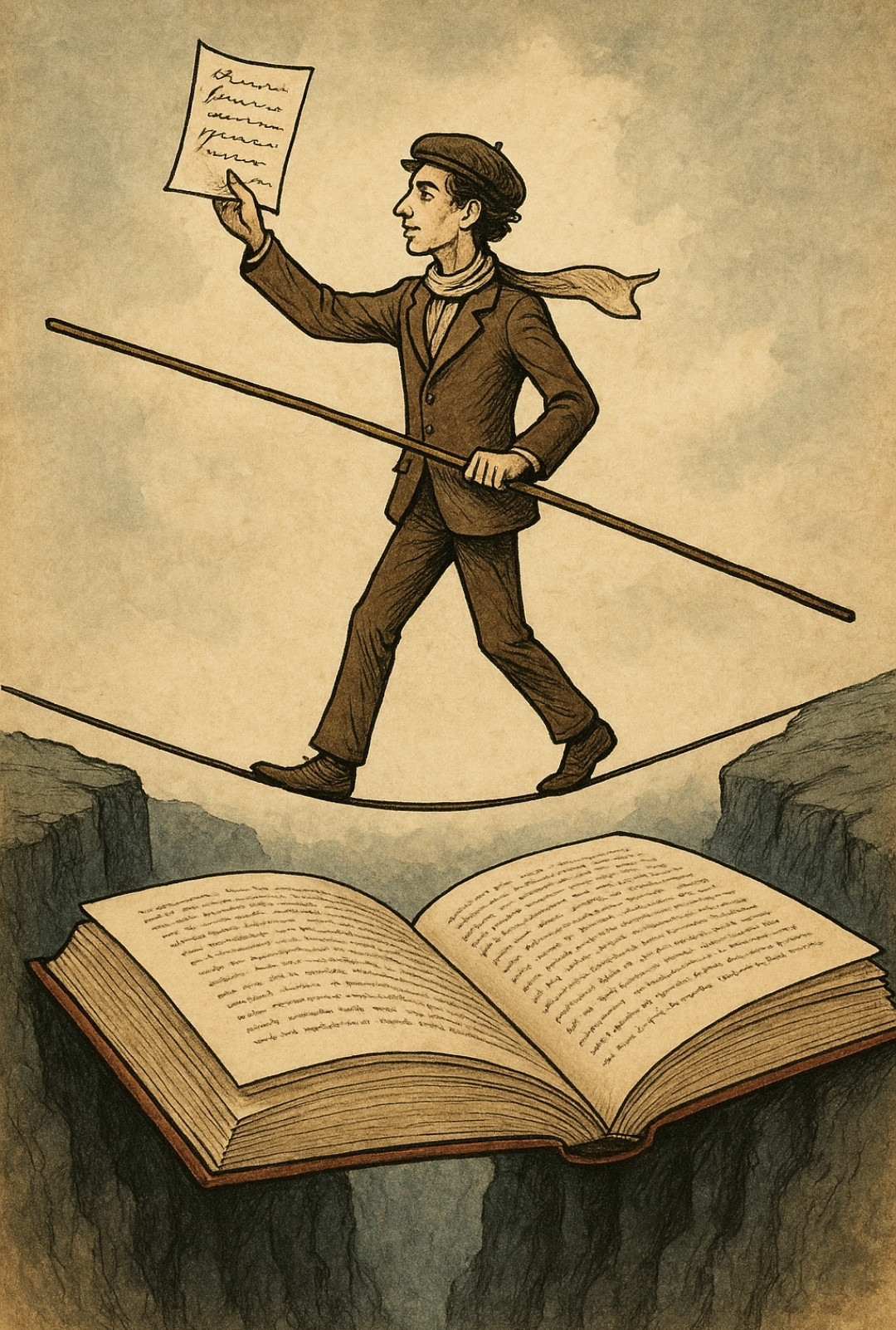 Ao escrever poesias,
torno-me equilibrista.

Pois minha fome avassaladora
deve ser precisamente contida,
na exata proporção
da sede das Musas.

Cada linha, um leão
amarrado por borboletas.

Cada sílaba, uma gota
de caudalosos sentimentos.

Um tropeço
e cairei no vazio,
grão de areia exigindo
a atenção da onda.

Heroico é o papel.
Recebe-me de folhas abertas.

Não sei como ele aguenta.

Alberto Busquets.

#Desafio 123