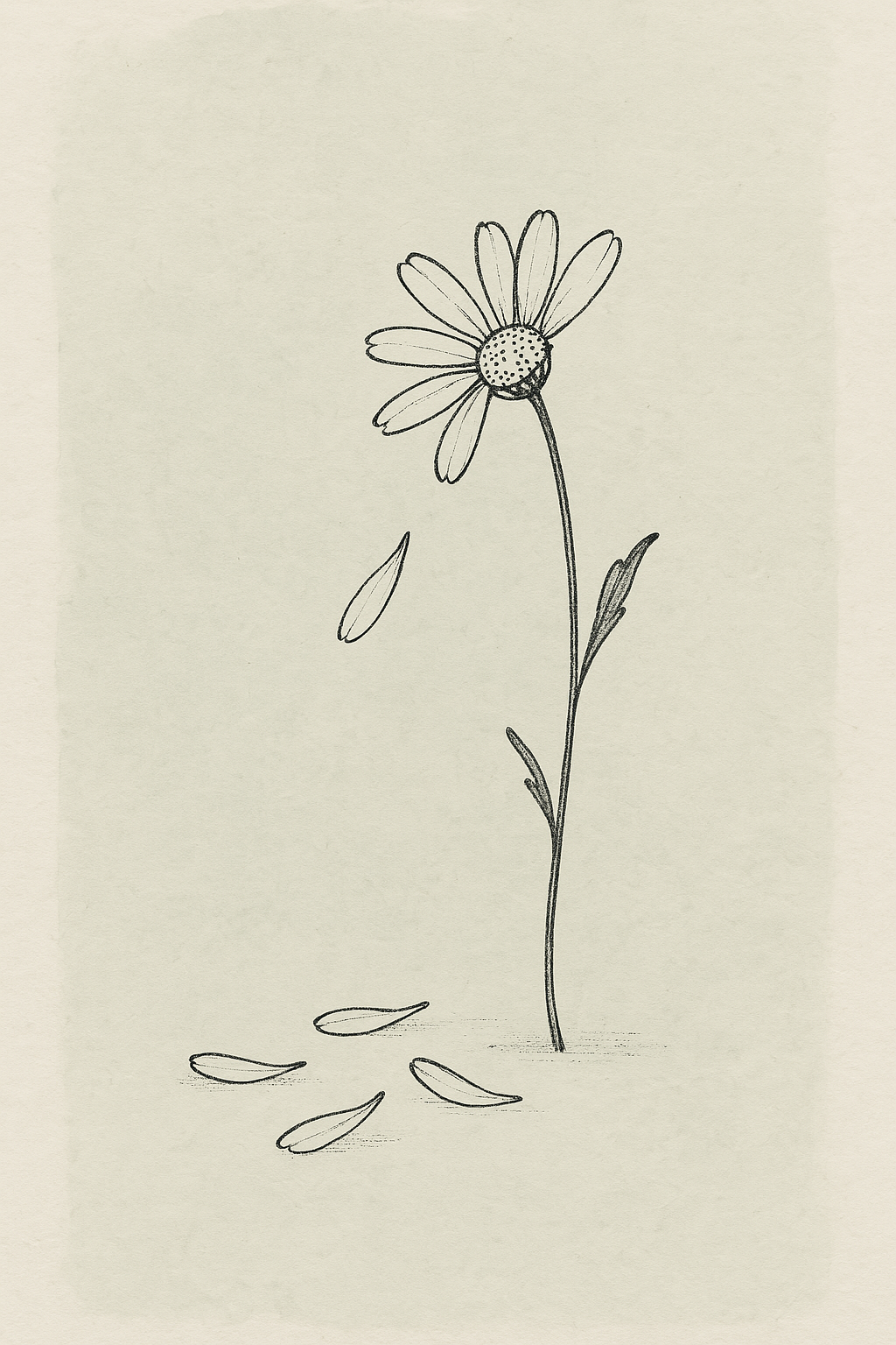 O que eu faço com este vazio
Que você deixou em mim?
Seduzida pelo engano
Eu fiquei aqui

Sem conseguir 
Enxergar um palmo,
Um próximo passo 
sequer.

Bem-me-quer
Mal-me-quer
O amor despedaçou 
O coração de uma
Mulher.

#desafio 365/102