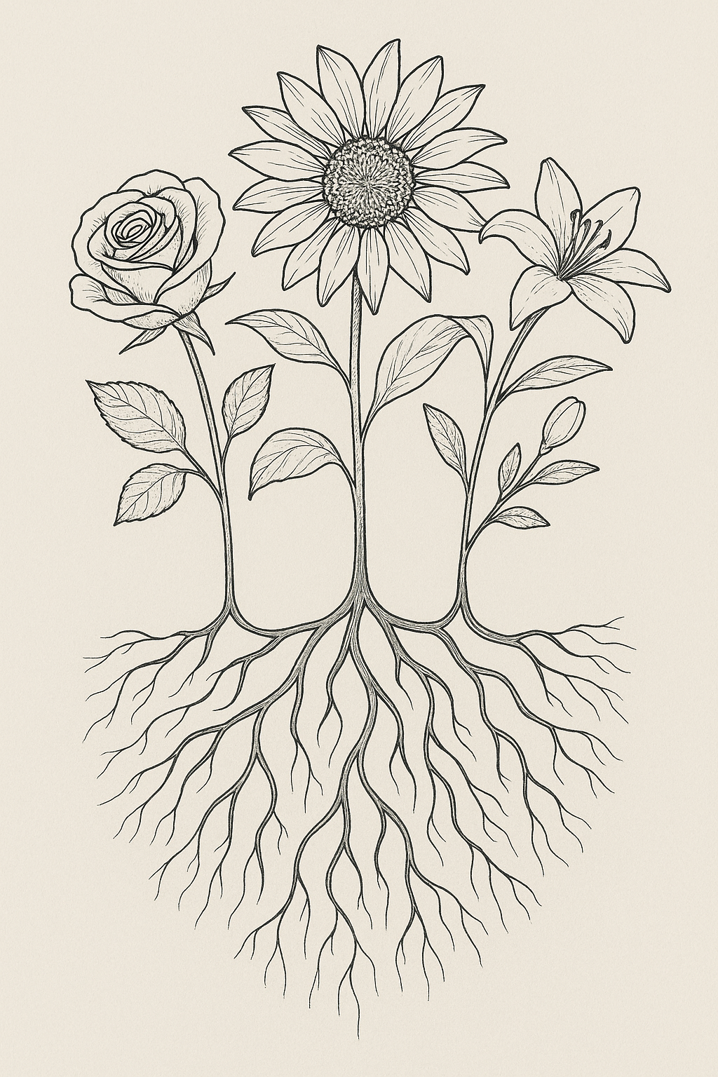 Raízes 

Eu queria ter
O perfume das rosas
A energia dos Girassóis
A delicadeza dos Lírios 
A beleza dos Jasmins 

Mas eu sou só eu
E eu nasci assim
Tão profunda quanto raízes 
Sou o jardim em mim.

#desafio 365/110