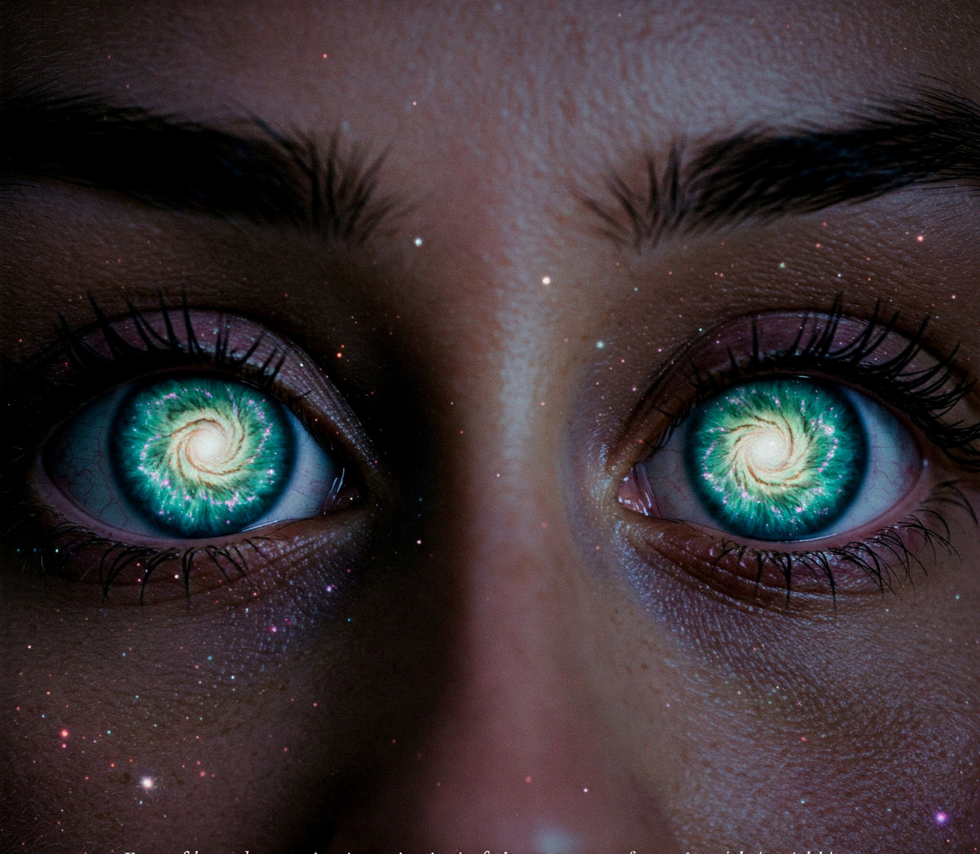 Seus olhos...

Dois faróis
(insuficiente)
Duas estrelas 
(insuficiente)
Duas galáxias 
(insuficiente)

Recomeço 

Seus olhos...
Inomináveis 
olhos 
Inexprimíveis 
olhos
São olhos de amar.

#desafio 365/118