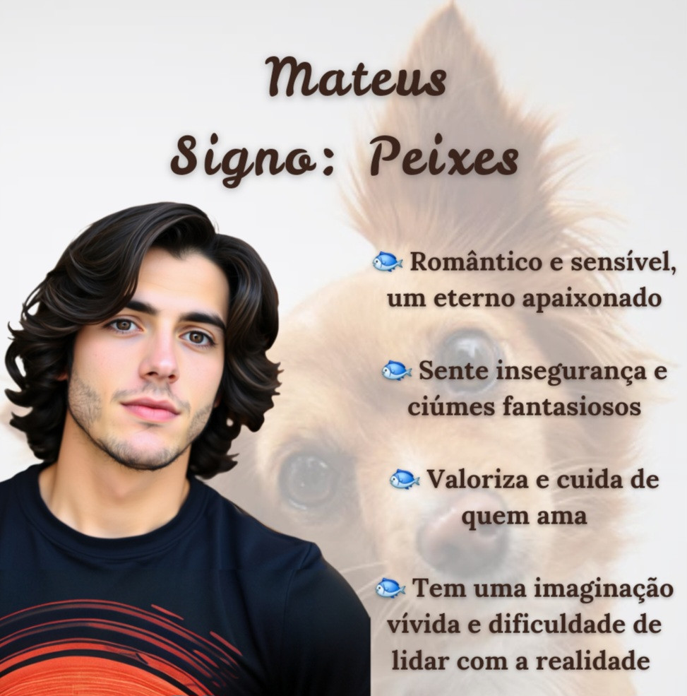 Meus protagonistas têm signos. E o romance mais recente tem um casal perfeito astrologicamente: 🦀+🐟=💓

Flor, café, amor: A história de Jasmine & Mateus (Sobre Outros Corações Livro 2) https://a.co/d/euo0RZe