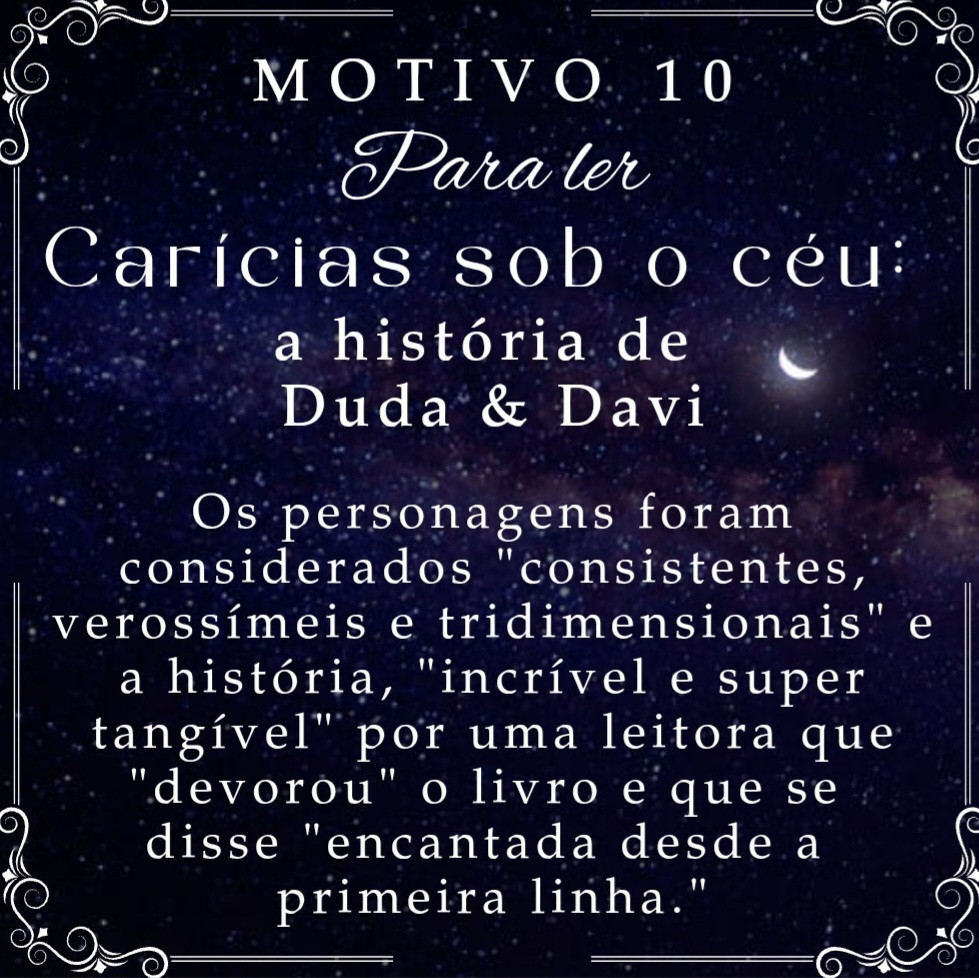 Dez dias convencendo você a ler a história de amor entre a artesã Maria Eduarda e o professor Davi