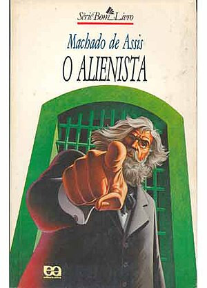 O tema do Livro que apoia o #desafio de hoje é:
98 - Fale sobre um livro que trate sobre sanidade (ou insanidade).

Esse é um clássico. O alienista começa colocando quem é louco em um "hospício" e vai mexendo nos critérios até o ponto em que tem mais gente da cidade do lado de dentro da instituição do que de fora. É mais uma pérola das ironias machadianas.

#Link365TemasLivros