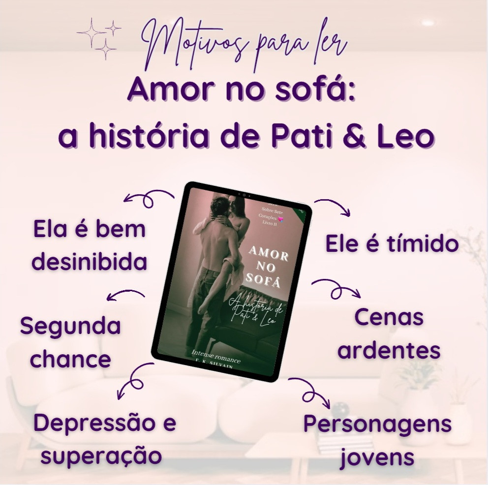 Olá! Continuando a divulgação dos meus livrinhos, aqui estão os outros dois que fecham a Série Sobre Sete Corações. São histórias que, apesar de entrelaçadas, não dependem uma da outra para ser entendidas. A ideia é que quem amar demais uma delas queira ler as outras ☺️, mas tudo bem ler só uma. Lembrando que os e-books você encontra na Amazon, todos no Kindle Unlimited, e os livros físicos estão aqui na loja do Literunico. 😉
Mais motivos para ler: