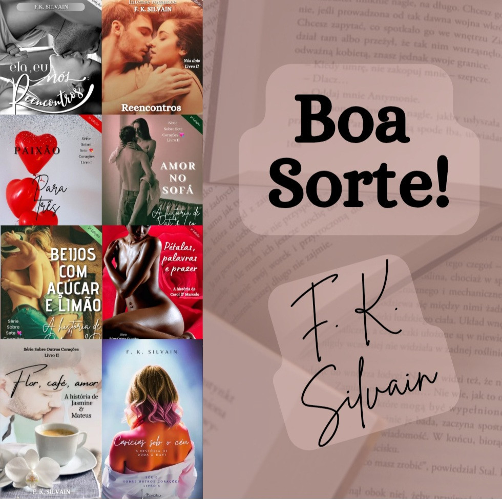 Oi, gente! Queria pedir o apoio dos colegas e, de quebra, dar a oportunidade de conhecer meus romances totalmente grátis!

https://www.instagram.com/p/DM5PDz3Myvp/?igsh=b216bHc3MTJtdDV6

Estou sorteando 3 deles. Não custa nada participar e quem ganhar pode ficar com o e-book ou presentear um amigo! Posso contar com vocês? 😉