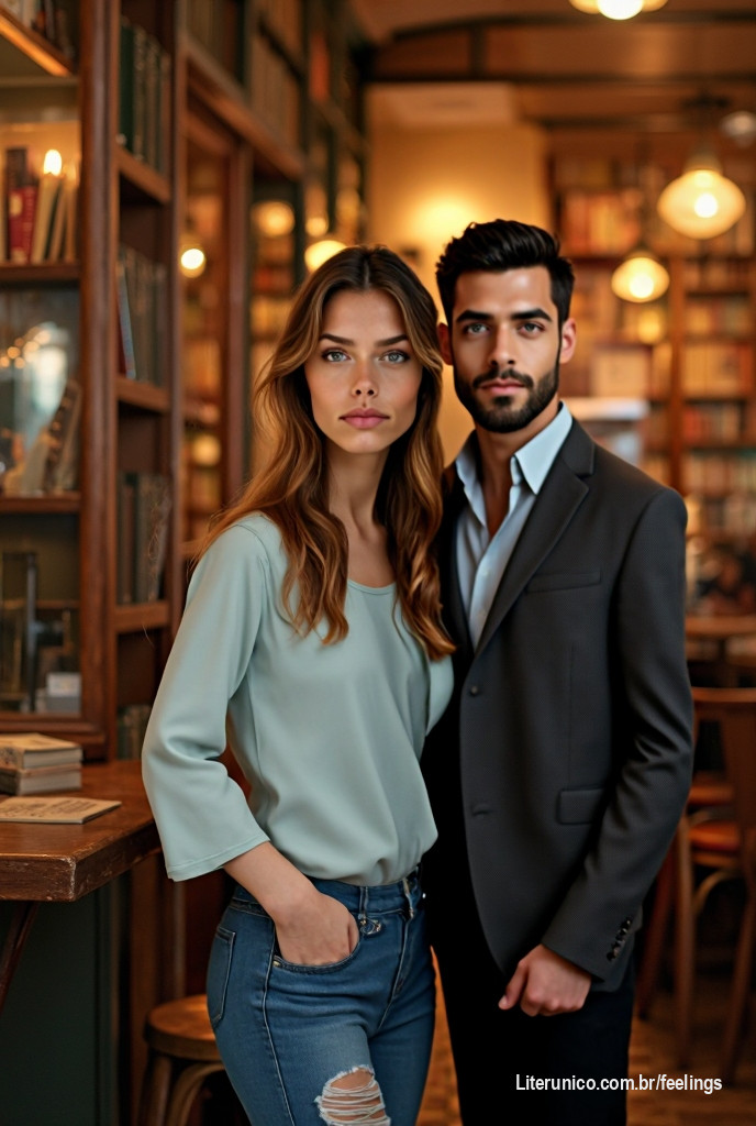 "Descobri que ele era o autor do meu livro favorito, mas nunca imaginei que ele me amava"

m um dia ensolarado, Clara acorda com uma sensação de expectativa. Ela sempre se perdeu nas páginas de 'Caminhos Entrelaçados', um romance que a fez acreditar que o amor verdadeiro poderia existir. Porém, ao folhear as páginas, ela encontra uma dedicatória de Ezequiel, o autor, que a surpreende profundamente. A revelação de que ele é o escritor do seu livro favorito a leva a refletir sobre os sentimentos que nunca percebeu. 

Enquanto Clara tenta entender essa nova realidade, Ezequiel entra em cena, de maneira casual, como um novo colega de trabalho. A tensão entre eles cresce, marcada por diálogos sutis e olhares significativos. Clara descobre que Ezequiel não apenas escreveu a história que ela ama, mas também se inspirou em seus próprios sentimentos por ela ao criar os personagens. A conexão se aprofunda quando eles compartilham momentos vulneráveis, revelando suas inseguranças e medos. 

O clímax acontece durante um evento de lançamento do novo livro de Ezequiel, onde Clara decide se abrir sobre seus sentimentos. Ela se levanta no meio da multidão e confessa que a história deles era mais do que ficção. O filme termina com um beijo apaixonado sob a luz da lua, simbolizando a união de suas almas e a realização de um amor que sempre esteve à espera de ser descoberto.