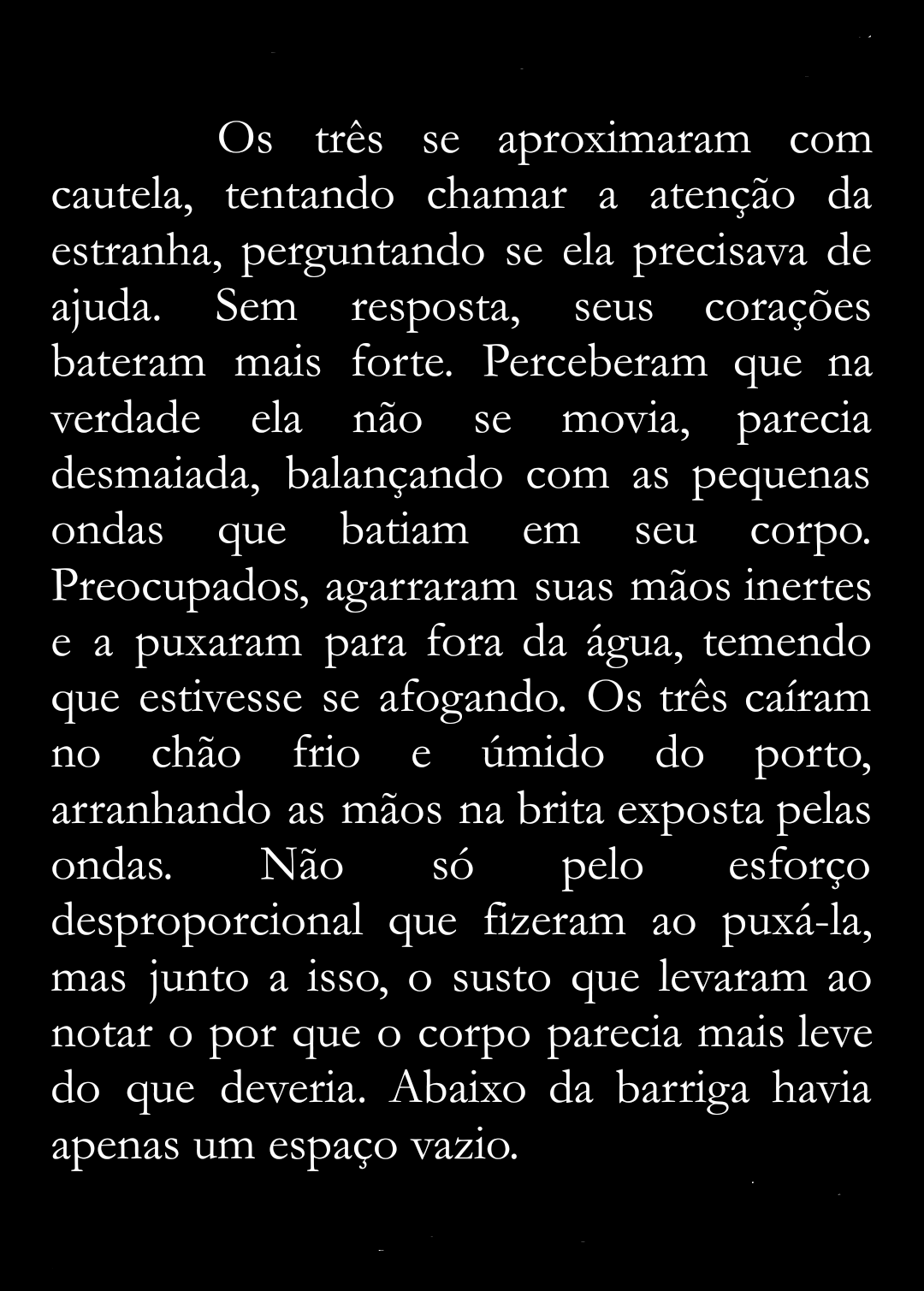 Diário de reedição.
Capítulo 1 de Corpos Flutuantes.
🌊💀