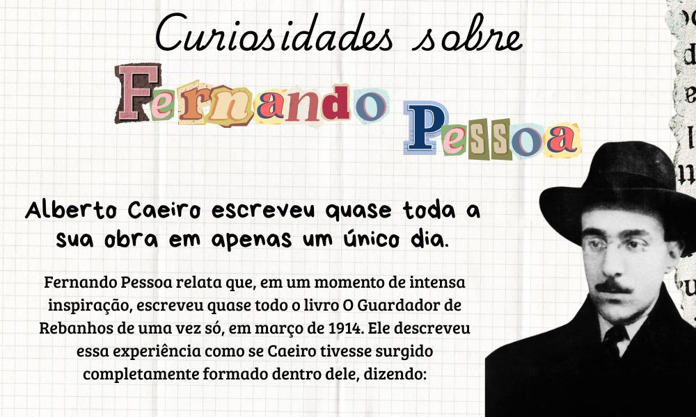 Hoje, o perfil @classicos irá finalizar as postagens dos poemas de Alberto Caeiro   heterônimo de Fernando Pessoa. 

Lembrando que todas as obras disponibilizadas são retiradas do site Domínio Público  (http://www.dominiopublico.gov.br) !

Dentro do site a leitura é mais confortável, mas você pode acessar as obras diretamente através do site do domínio também. 

Boa leitura!