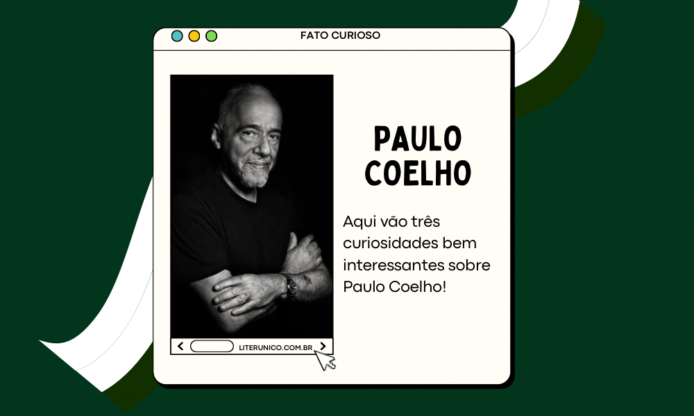 ✨ Paulo Coelho — três curiosidades sobre o autor que encantou o mundo

Você sabia que um dos escritores mais traduzidos da história começou como letrista de Raul Seixas? Ou que sua caminhada pelo Caminho de Santiago mudou completamente sua vida,e sua literatura?
Paulo Coelho é feito de reinvenções, viagens internas e uma fé profunda no poder das histórias. Não é por acaso que O Alquimista atravessa fronteiras como quem reconhece almas pelo caminho.

Porque alguns autores não escrevem apenas livros,escrevem destinos. ✨

#PauloCoelho #Literunico #AutorDoDia #CuriosidadesLiterárias #OAlquimista #LiteraturaBrasileira #LeituraQueInspira