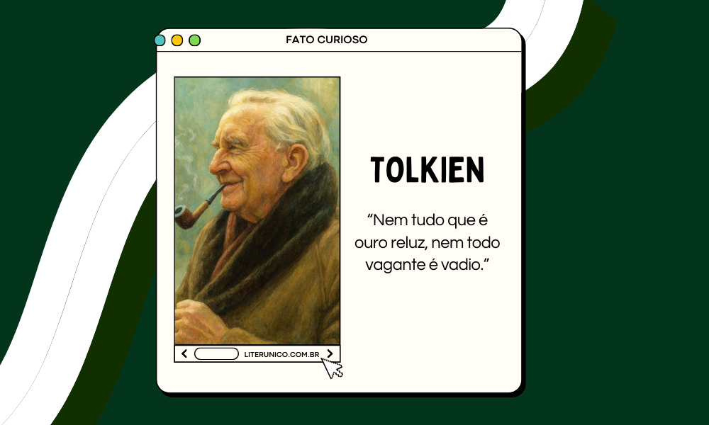 "✨ Hoje é dia de mergulhar no universo de Tolkien! ✨
Se você ama a Terra-média, elfos, hobbits e histórias que parecem respirar sozinhas, o post de hoje é para você.
Vem descobrir um pouquinho mais sobre o criador de um dos mundos mais amados da literatura — é só deslizar para o lado. 🧙‍♂️📚✨

#Tolkien #TerraMedia #SenhordosAneis #OHobbit #LiteraturaFantástica #Literunico #AutorDoDia"