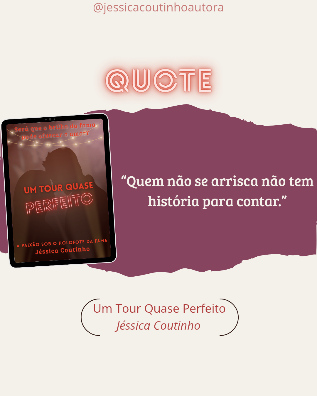 Concordo ou discorda da frase? Você é do tipo que vive intensamente ou prefere a tranquilidade?