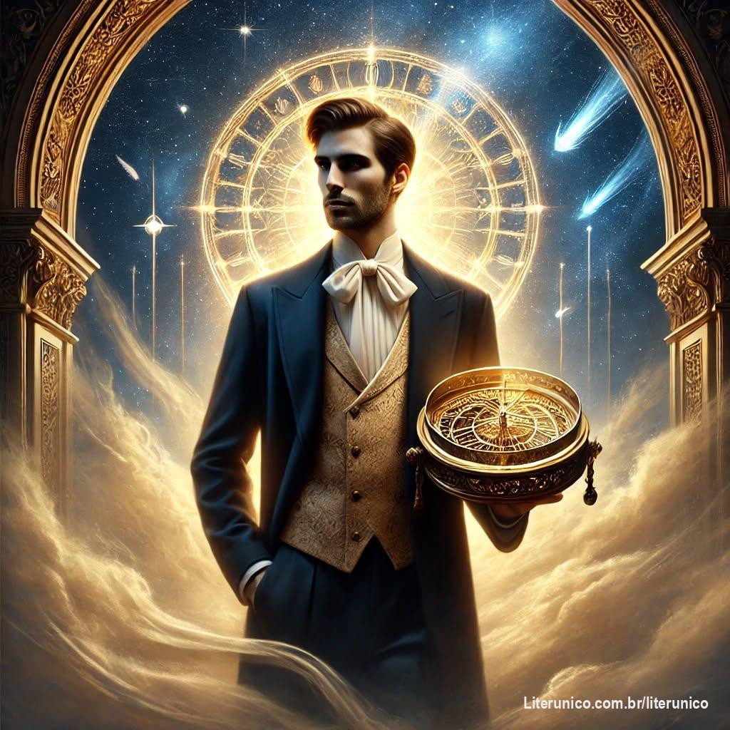 #Dia 214
Auspícios

Abrem-se:
Portais no horizonte.
O futuro?
Ressoa.

Estrelas guiam?
Luzes que vivem no céu.
Vida?
Ciclos
O que prometem? 

Sonhos viajam
“Impossível!”
Ao vento,
Seu sinal é o tempo.

Auspícios vê e faz
Busca o algo mais
Vira bússola
Sem norte fixo,
Mas precisa

Joga o jogo
Sem girar a roleta
Onde a casa não ganha
Pois mede o seu pra sempre

E ao caminhar,
Sua luta anuncia:
"Estás protegido! 
No sim ou no não,
És infinito."

Eder B. Jr.