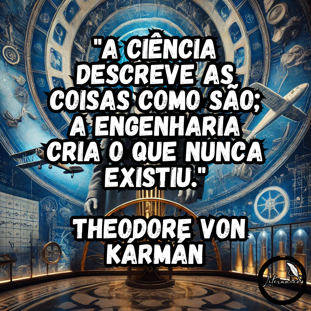 #Bom dia!

Hoje é quarta-feira, 11 de dezembro de 2024.

Palavra do dia:
#𝔼𝕟𝕘𝕖𝕟𝕙𝕒𝕣𝕚𝕒

Datas comemorativas:

Dia do Engenheiro

Dia Internacional das Montanhas

Dia Nacional das APAEs

Dia Internacional do Tango

Frase do dia:
"A ciência descreve as coisas como são; a engenharia cria o que nunca existiu." — Theodore von Kármán

Aniversariantes do dia:

Noel Rosa (1910-1937), compositor e intérprete brasileiro, "o filósofo do samba."

Naguib Mahfouz (1911-2006), escritor egípcio, vencedor do Prêmio Nobel de Literatura.
