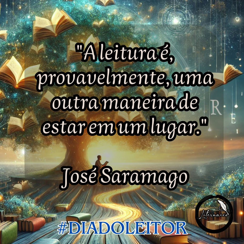 #Bom dia!

Palavra do dia:
#𝕃𝔼𝕀𝕋𝕆ℝ

Frase do dia:
"A leitura é, provavelmente, uma outra maneira de estar em um lugar."
— José Saramago

Datas comemorativas de hoje, 7 de janeiro de 2025:

Dia do Leitor — Celebrando todos aqueles que encontram nos livros uma fonte de conhecimento e prazer.

Aniversariantes:

Zora Neale Hurston (1891)

Nicette Bruno (1933)

Lewis Hamilton (1985)

Nicolas Cage (1964)