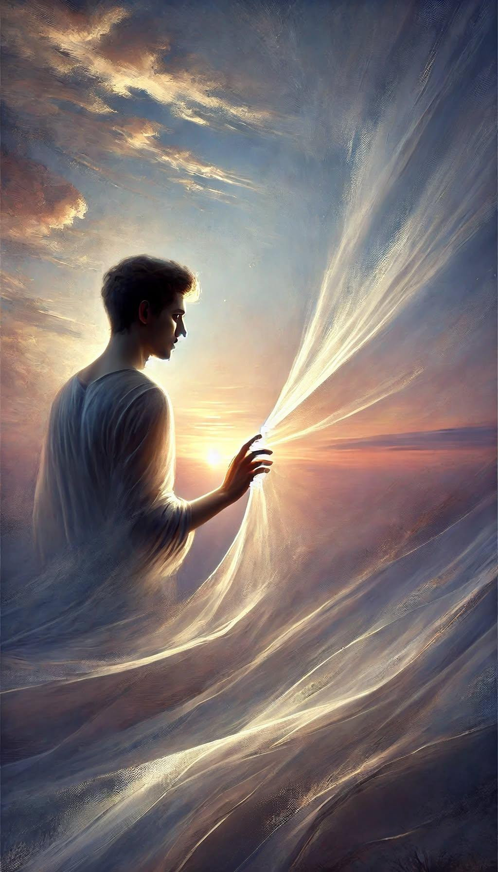 #Dia 245
Descobrimento

Não está no outro,
Vive na dobra do seu olhar.
Descobrimento é um segredo interno,
Que o mundo insiste em recobrar

Seus dedos desnudam um mistério,
Entre linhas onde havia vazio.
Não enxergava além da paisagem,
A faísca que desperta do frio.

Descobrimento é o olhar estende
A lógica dobrada ao universo
É a verdade que enfim compreende,
Um enigma que se viu em verso. 

Não é conquista,
É encontro.
Um portal que não se fecha,
Viagem do centro ao centro.

Eder B. Jr.