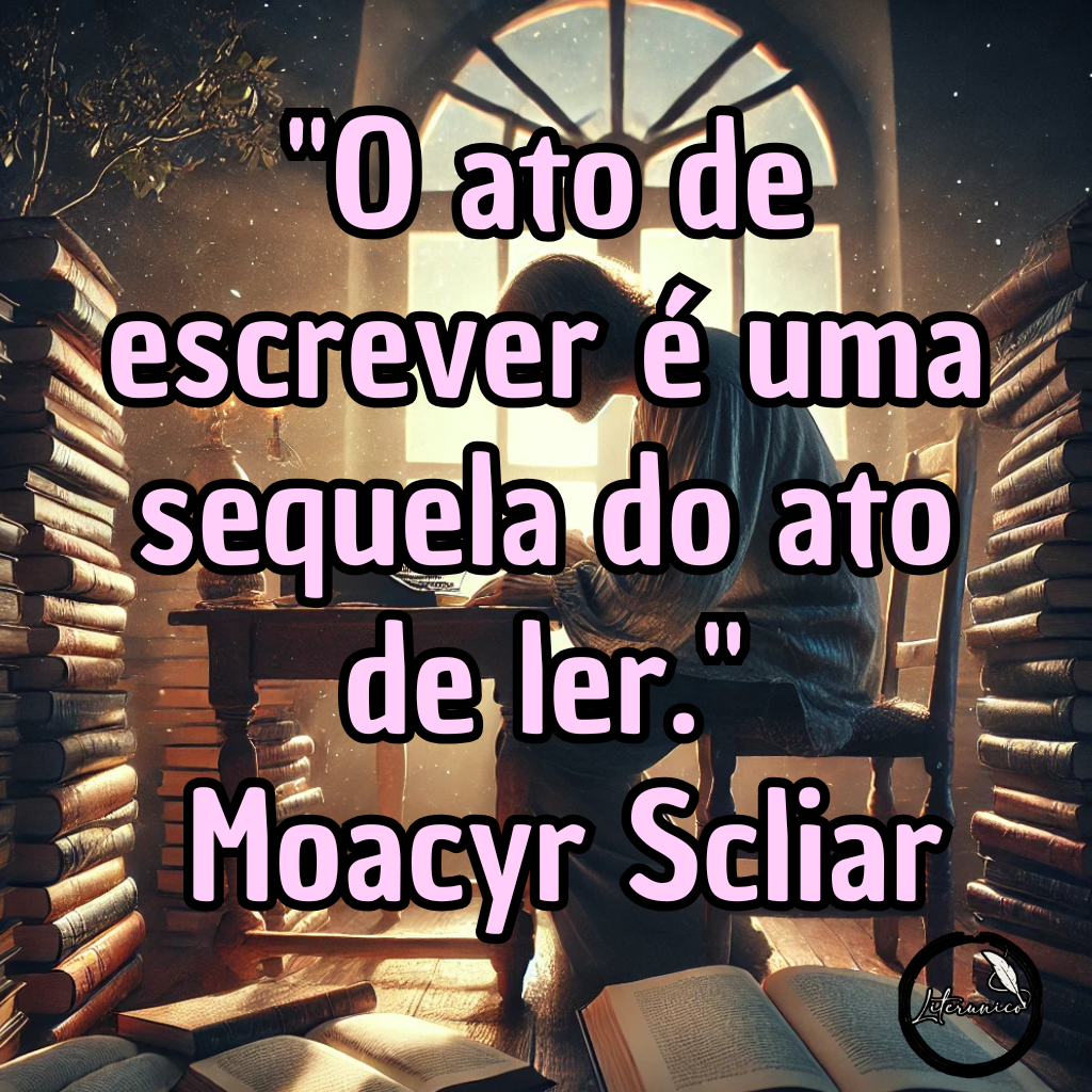 #Bom dia!

Palavra do dia:
#𝔼𝕊ℂℝ𝕀𝕋𝔸

Frase do dia:
"O ato de escrever é uma sequela do ato de ler."
— Moacyr Scliar

Datas comemorativas de hoje, 27 de fevereiro de 2025:

Dia Nacional do Livro Didático
Dia do Agente Fiscal da Receita Federal

Aniversariantes:

John Steinbeck (1902)
Henry Wadsworth Longfellow (1807)
Moacyr Scliar (1937)
Elizabeth Taylor (1932)
Chelsea Clinton (1980)