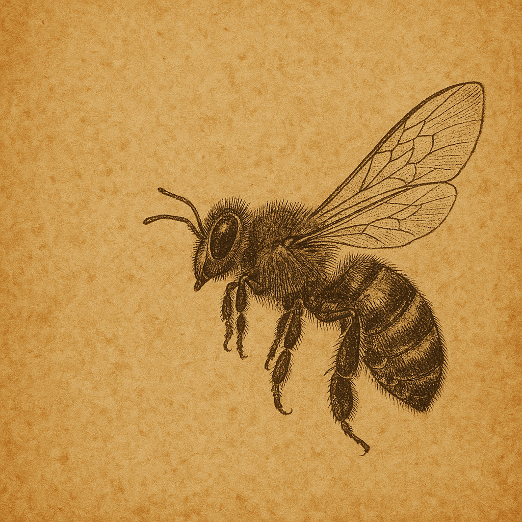 Epifania Alada

No âmbar translúcido do instante,
A abelha, efêmera sacerdotisa
Perambula entre epífitas e abismos,
Bordando, com probóscide precisa,
O destino das espécies.

Não sabe da catástrofe que evita,
Nem da eternidade que carrega
Em cada espiral de pólen disperso.

Só segue, inexorável e silente,
Cumprindo o rito cósmico
De fecundar o mundo
Com a tessitura invisível
Da permanência.

#DiaMundialdasAbelhas