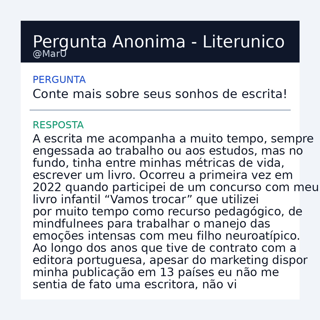 Pergunta anônima respondida.

Veja em: https://literunico.com.br/perfil/perguntas-anonimas/47